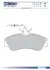 Фото Колодки гальмівні (передні) Citroen Berlingo 96-11/Xsara/Peugeot 306 93-05/Partner 96-15 (+датчики) FOMAR (FO 642681) зображення 1