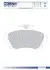 Фото Колодки гальмівні (передні) Mitsubishi Carisma 95-06/Colt 04-13/Volvo V40/S40 95-06 FOMAR (FO677481) зображення 1