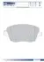 Фото Колодки гальмівні (передні) Seat Cordoba/Ibiza IV/VW Polo/Skoda Fabia 99-15/Roomster 06-15 FOMAR (FO 908081) зображення 1
