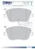 Фото Колодки гальмівні (передні) Seat Ibiza/VW Polo 01-09/Skoda Fabia 99-14/Roomster 06-15 (+датчик) FOMAR (FO 922881) зображення 1