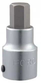 Головка с насадкой HEX 22мм 3/4 длина 80мм FORCE 36408022