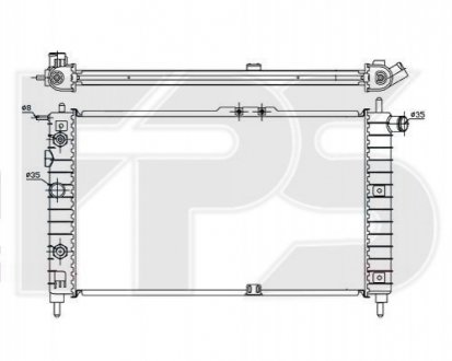 Радиатор охлаждения FPS FP 22 A774