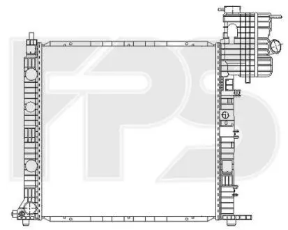 Фото 1 — Радіатор охолодження FPS (FP 46 A1027) Фото Радіатор охолодження FPS (FP 46 A1027) зображення 1