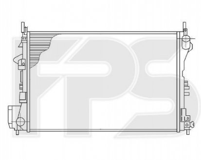 Радіатор охолодження FPS FP 52 A1093