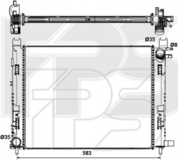 Радиатор охлаждения FPS FP 56 A120