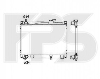 Радиатор охлаждения FPS FP 68 A516 (фото 1)