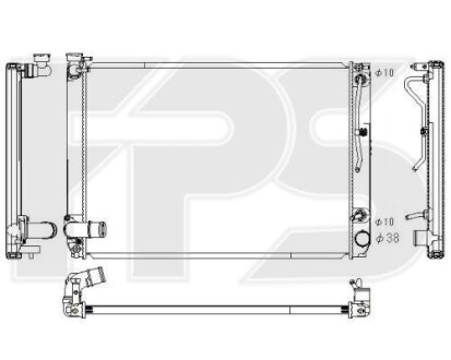 Радіатор охолодження FPS FP 81 A245