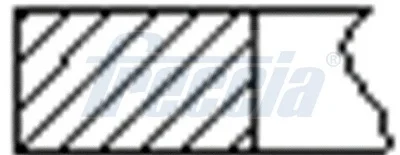 Кольца поршневые FRECCIA FR10-206100