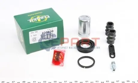 Фото Ремкомплект супорта (заднього) Hyundai Elantra 06- (d=30mm) (+поршень) (Mando) FRENKIT (230920) зображення 1