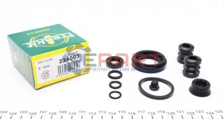 Фото Ремкомплект супорта (заднього) Renault Megane 01- (d=34mm) (Lucas) FRENKIT (234003) зображення 1