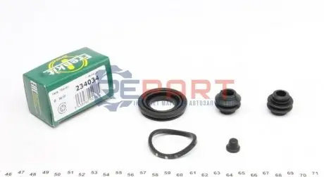 Ремкомплект супорта (заднього) Kia Soul 09- (d=34mm) (Mando) FRENKIT 234034 Купити в Україні