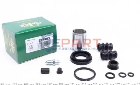 Ремкомплект супорта (заднього) Opel Astra 98-09 (d=34mm) (Lucas) (+поршень) FRENKIT 234903 Купити в Україні