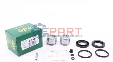 Фото Ремкомплект супорта (заднього) MB C-class 93-07 (d=35mm) (Ate/Bendix) (+2 поршня) FRENKIT (235903) зображення 1