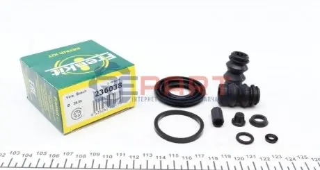 Фото 1 — Ремкомплект супорта (заднього) Fiat Punto/Toyota Corolla 05- (d=36mm) (Bosch) FRENKIT (236038) Фото Ремкомплект супорта (заднього) Fiat Punto/Toyota Corolla 05- (d=36mm) (Bosch) FRENKIT (236038) зображення 1