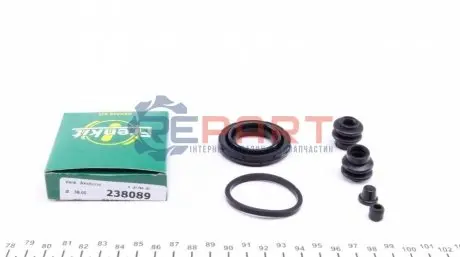 Фото Ремкомплект супорта (заднього) Nissan Leaf 10- (d=38mm) (Akebono) FRENKIT (238089) зображення 1