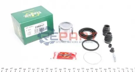 Ремкомплект супорта (заднього) Subaru Forester/Legacy 97- (d=38mm) (+поршень) (Akebono) FRENKIT 238947