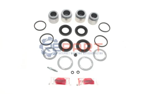 Ремкомплект супорта (переднього) MB E-class (W124) 93-98 (d=40/44mm) (Lucas) (+4 поршня) FRENKIT 240915 Купити в Україні