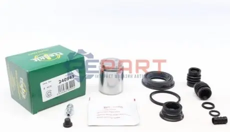 Ремкомплект супорта (заднього) Chevrolet Cruze/Opel Astra J/Zafira 10- (d=40mm) (Ate) (+поршень) FRENKIT 240943 Купити в Україні