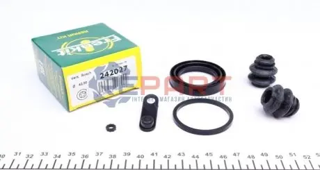Ремкомплект супорта (переднього) Smart Cabrio/City-Coupe/Fortwo/Roadster 01- (42mm) (Bosch) FRENKIT 242027 Купити в Україні