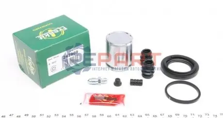 Ремкомплект супорта (заднього) Hyundai Santa Fe 06- (d=43mm) (+поршень) (Mando) FRENKIT 242909 Купити в Україні