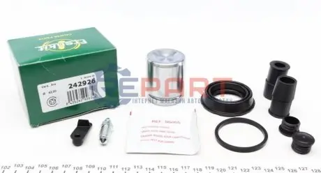 Фото Ремкомплект супорта (заднього) BMW X3/X5 02-11 (d=42mm) (+ поршень) (Ate) FRENKIT (242926) зображення 1