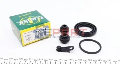 Фото Ремкомплект супорта (заднього) Hyundai Santa Fe/Kia Sorento II 09- (d=43mm) (Mando) FRENKIT (243044) зображення 1