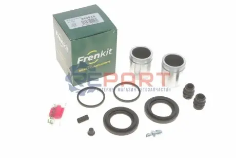 Фото Ремкомплект супорта (переднього) Hyundai Santa Fe 01- (d=43mm) (+2 поршня) (Mando) FRENKIT (243915) зображення 1