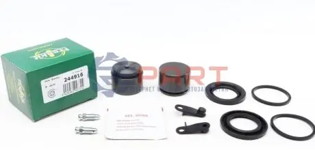 Фото Ремкомплект супорта (заднього) VW Touareg 02- (+2 поршня) (Brembo) FRENKIT (244916) зображення 1