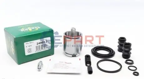 Фото Ремкомплект супорта (заднього) (R) Ford Transit 06- (d=48mm) (+поршень з механізмом) (Bosch) FRENKIT (248812) зображення 1