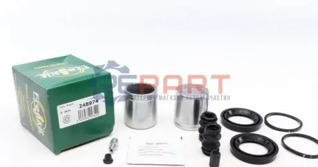 Фото Ремкомплект супорта (переднього) Ford Transit 06- (d=48 мм) (+2 поршня) (Bosch) FRENKIT (248974) зображення 1