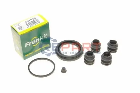 Фото Ремкомплект супорта (переднього) Kia Picanto 04- (d=51mm) (Kasko) FRENKIT (251039) зображення 1