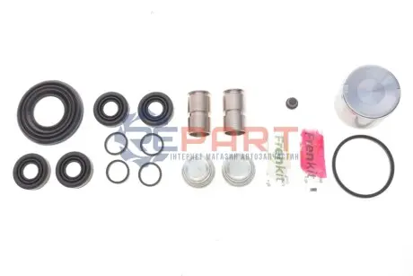 Фото Ремкомплект супорта (переднього) Opel Corsa 88-93 (d=52mm) (+ поршень) (Delco) FRENKIT (252902) зображення 1