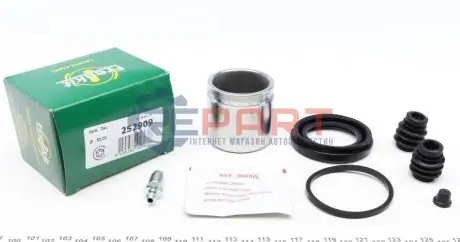 Фото 1 — Ремкомплект супорта (переднього) Daewoo Lanos 97- (d=52mm) (+поршень) (Dac) FRENKIT (252909) Фото Ремкомплект супорта (переднього) Daewoo Lanos 97- (d=52mm) (+поршень) (Dac) FRENKIT (252909) зображення 1