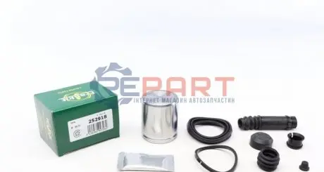 Фото Ремкомплект супорта (заднього) Citroen Jumper/Peugeot Boxer 06- (d=52mm)(+ поршень) (Brembo) FRENKIT (252918) зображення 1