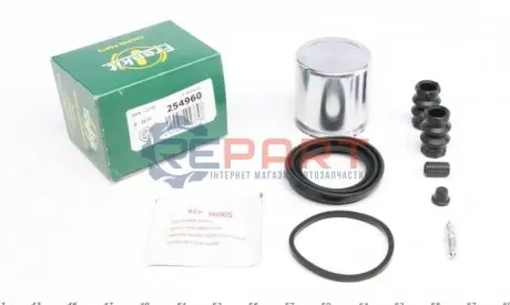 Фото Ремкомплект супорта (переднього) Citroen C2/C3 1.4/1.6 HDi 01- (d=54mm) (+поршень) (Lucas) FRENKIT (254960) зображення 1