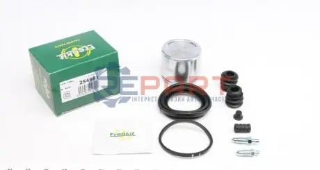 Фото 1 — Ремкомплект супорта (переднього) Kia Rio 00- (d=54mm) (+поршень) (Kasko) FRENKIT (254981) Фото Ремкомплект супорта (переднього) Kia Rio 00- (d=54mm) (+поршень) (Kasko) FRENKIT (254981) зображення 1