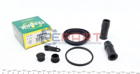 Фото 1 — Ремкомплект супорта (переднього) VW Sharan 00-10 (d=57mm) (Ate) FRENKIT (257046) Фото Ремкомплект супорта (переднього) VW Sharan 00-10 (d=57mm) (Ate) FRENKIT (257046) зображення 1