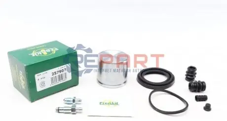 Фото Ремкомплект супорта (переднього) Nissan Primera -02 (d=57mm) (+поршень) (Lucas) FRENKIT (257907) зображення 1