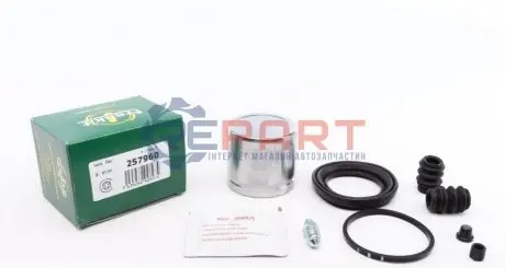 Ремкомплект супорта (переднього) Hyundai Elantra 06-11 (d=57mm) (+поршень) (Mando) FRENKIT 257960 Купити в Україні