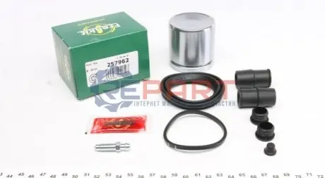 Фото Ремкомплект супорта (переднього) MB E-class (W210) 95-03 (d=57mm) (+поршень) (Ate) FRENKIT (257962) зображення 1