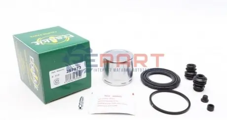 Ремкомплект супорта (переднього) Mitsubishi Outlander 07- (d=57mm) (+поршень) (Akebono) FRENKIT 257973 Купити в Україні