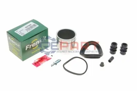 Фото 1 — Ремкомплект супорта (переднього) Nissan Juke 10-14 (d=57mm) (+поршень) FRENKIT (257990) Фото Ремкомплект супорта (переднього) Nissan Juke 10-14 (d=57mm) (+поршень) FRENKIT (257990) зображення 1