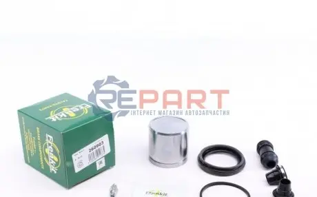 Ремкомплект супорта (переднього) MB Vito (W638) 96-03 (d=60mm) (+поршень) (Bosch) FRENKIT 260903 Купити в Україні