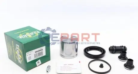 Ремкомплект супорта (переднього) MB Sprinter/Vito 95-06 (d=60mm) (+поршень) (Bosch) FRENKIT 260905 Купити в Україні