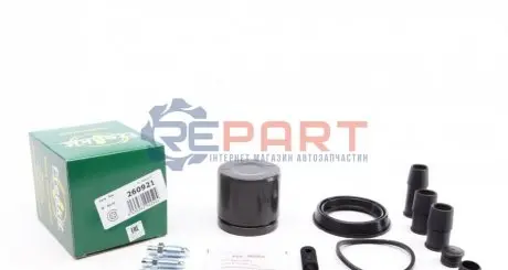 Ремкомплект супорта (переднього) BMW 5 (E60)/6 (E63)/7 (E65/E66/E67) 01-10 (d-60mm) (+поршень) (Ate) FRENKIT 260921 Купити в Україні