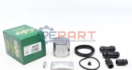 Ремкомплект супорта (переднього) MB A-class (W176) 12- (d=60mm) (+поршень) (TRW) FRENKIT 260963 Купити в Україні