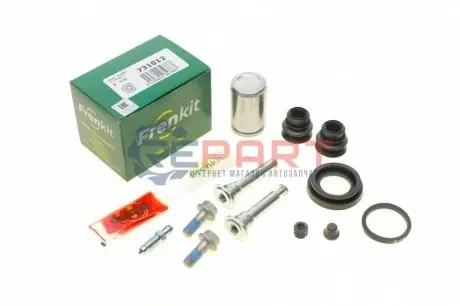 Фото Ремкомплект супорта (заднього) Hyundai Accent/Kia Rio 05-11 (d=30.9mm) (+поршень/направляюча) (Kask) FRENKIT (731012) зображення 1