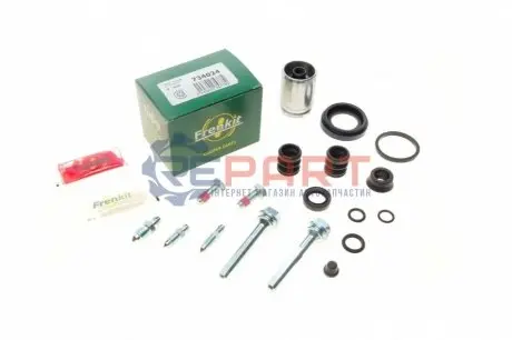 Ремкомплект супорта (заднього) Renault Megane 01- (d=34mm) (Lucas) (+поршень/направляюча) FRENKIT 734024