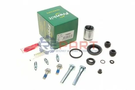 Ремкомплект супорта (заднього) Honda Accord/Civic 90- (d=34mm) (+поршень/направляюча) (Lucas/Nih) FRENKIT 734031