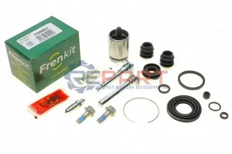 Фото Ремкомплект супорта (заднього) Honda Accord VI 98-03 (d=34mm) (+поршень/направляюча)(Akebono) FRENKIT (734051) зображення 1